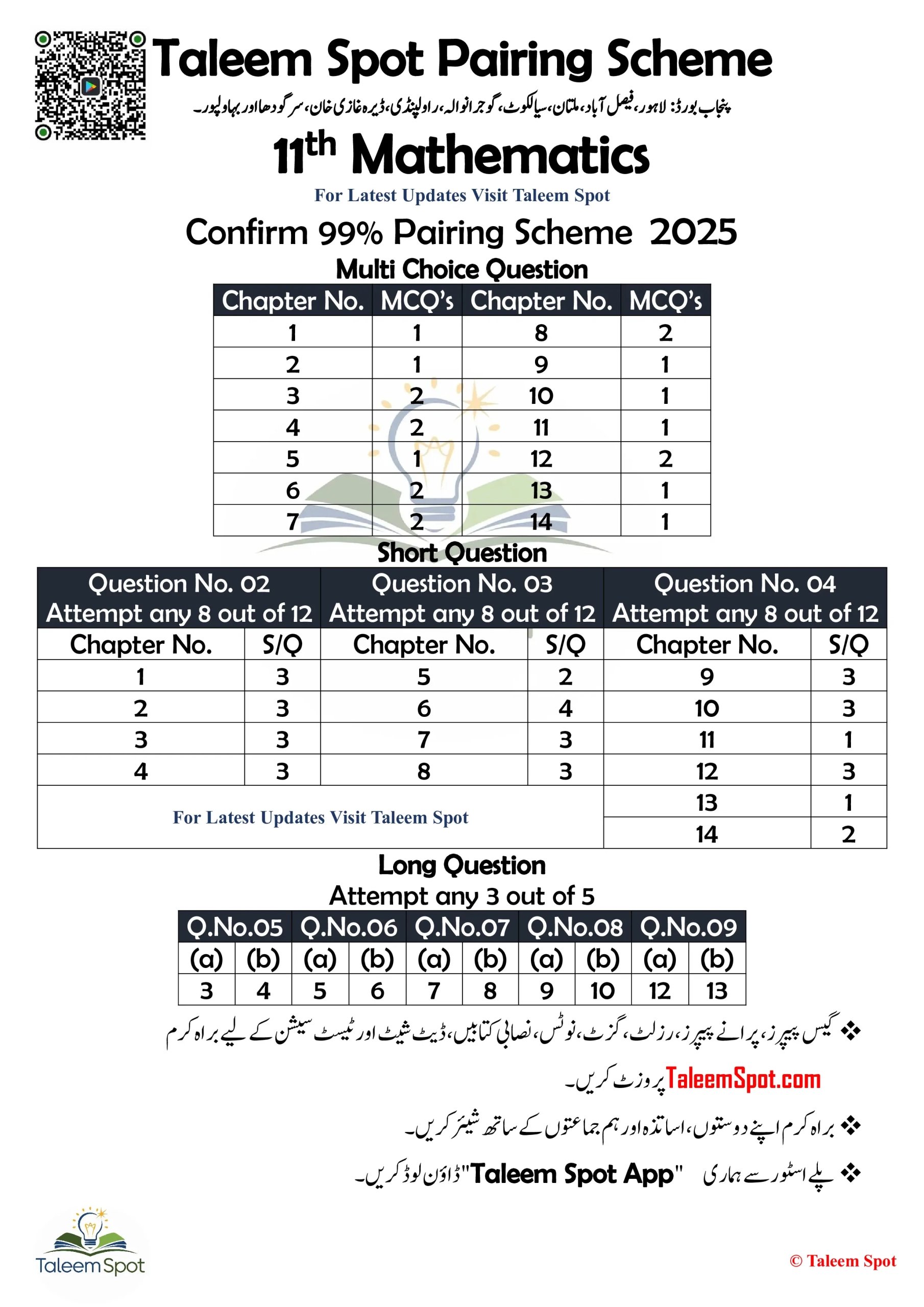 11th Class Pairing Scheme 5 scaled