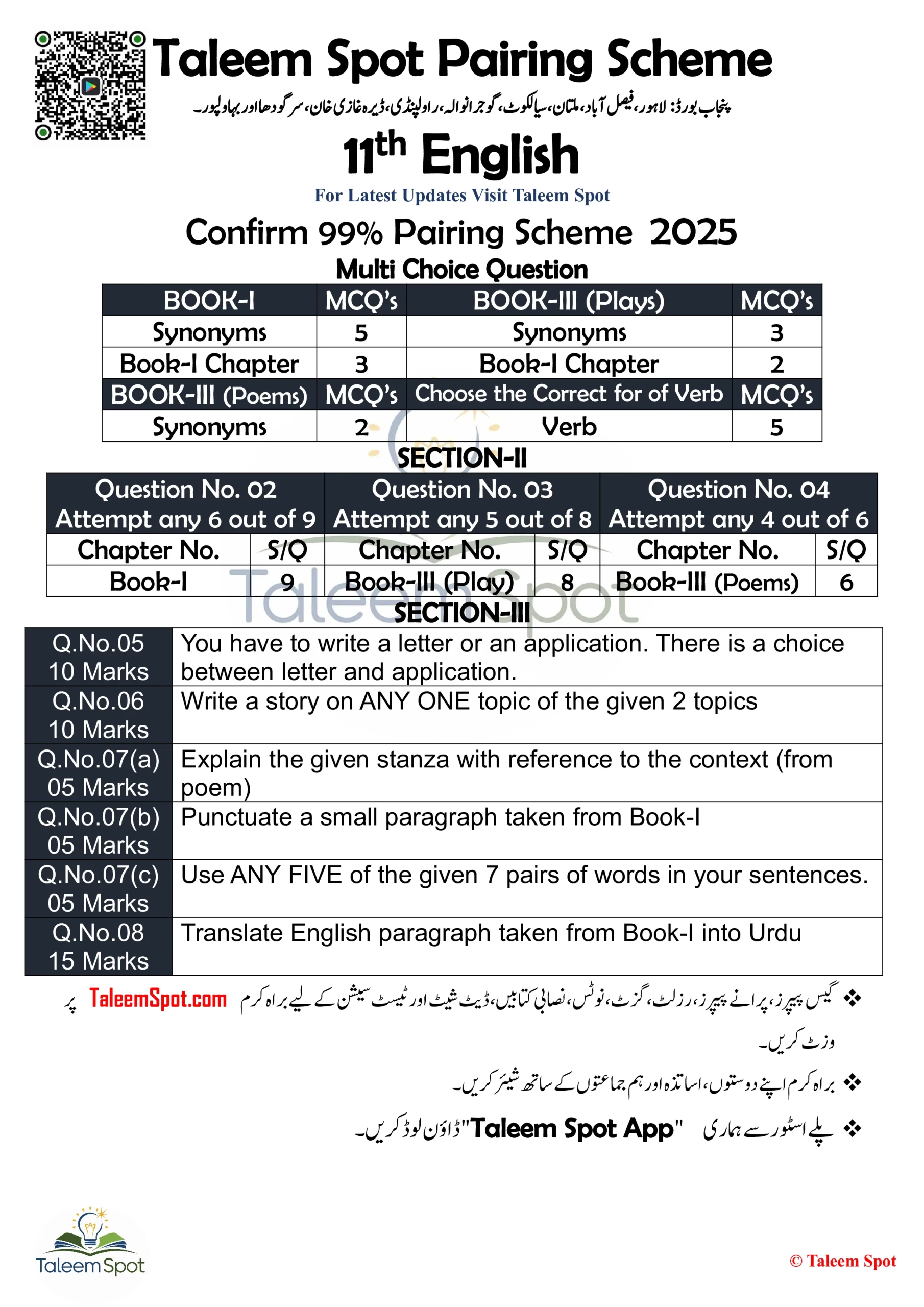 11th Class Pairing Scheme 6 scaled