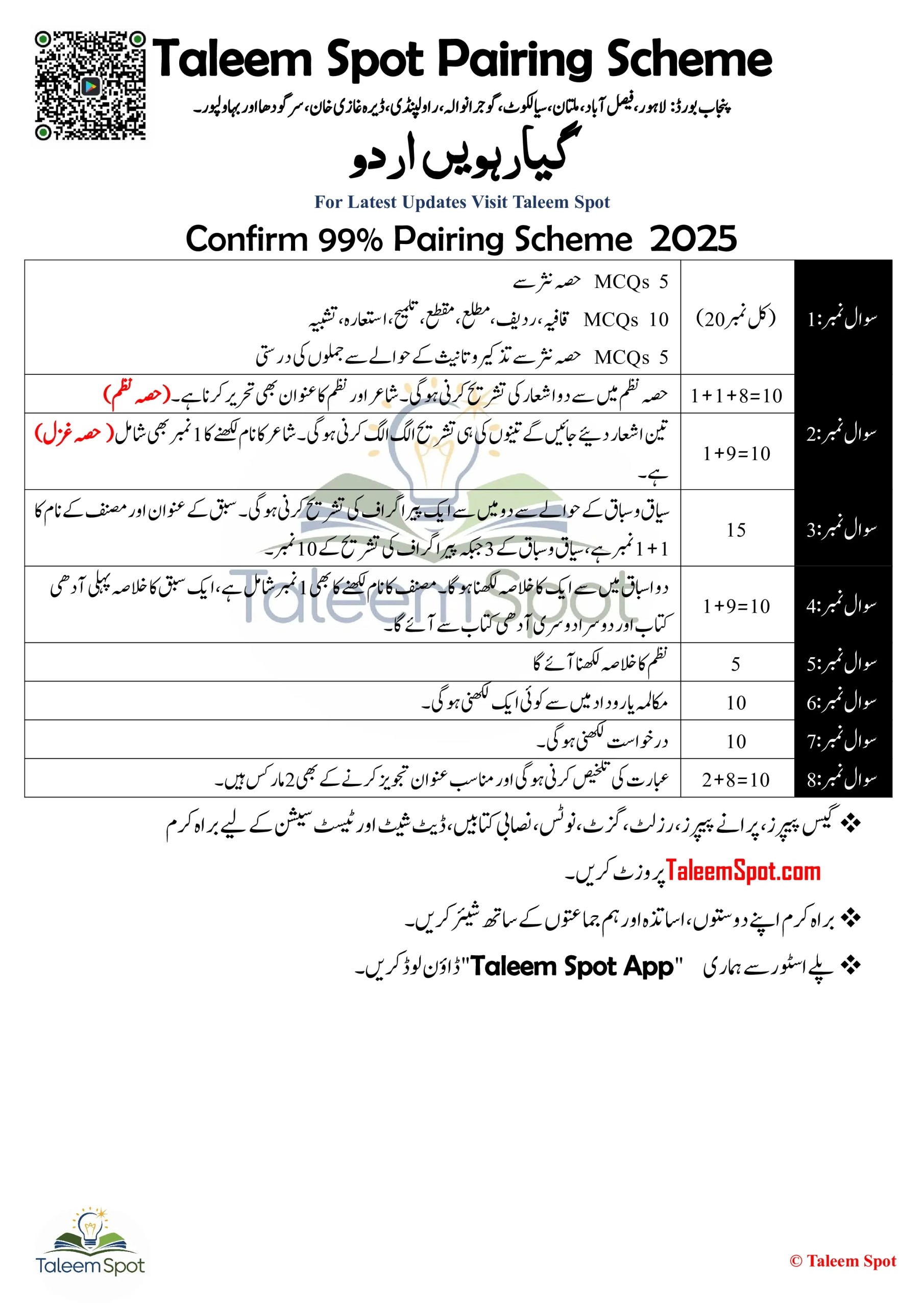 11th Class Pairing Scheme 8 scaled