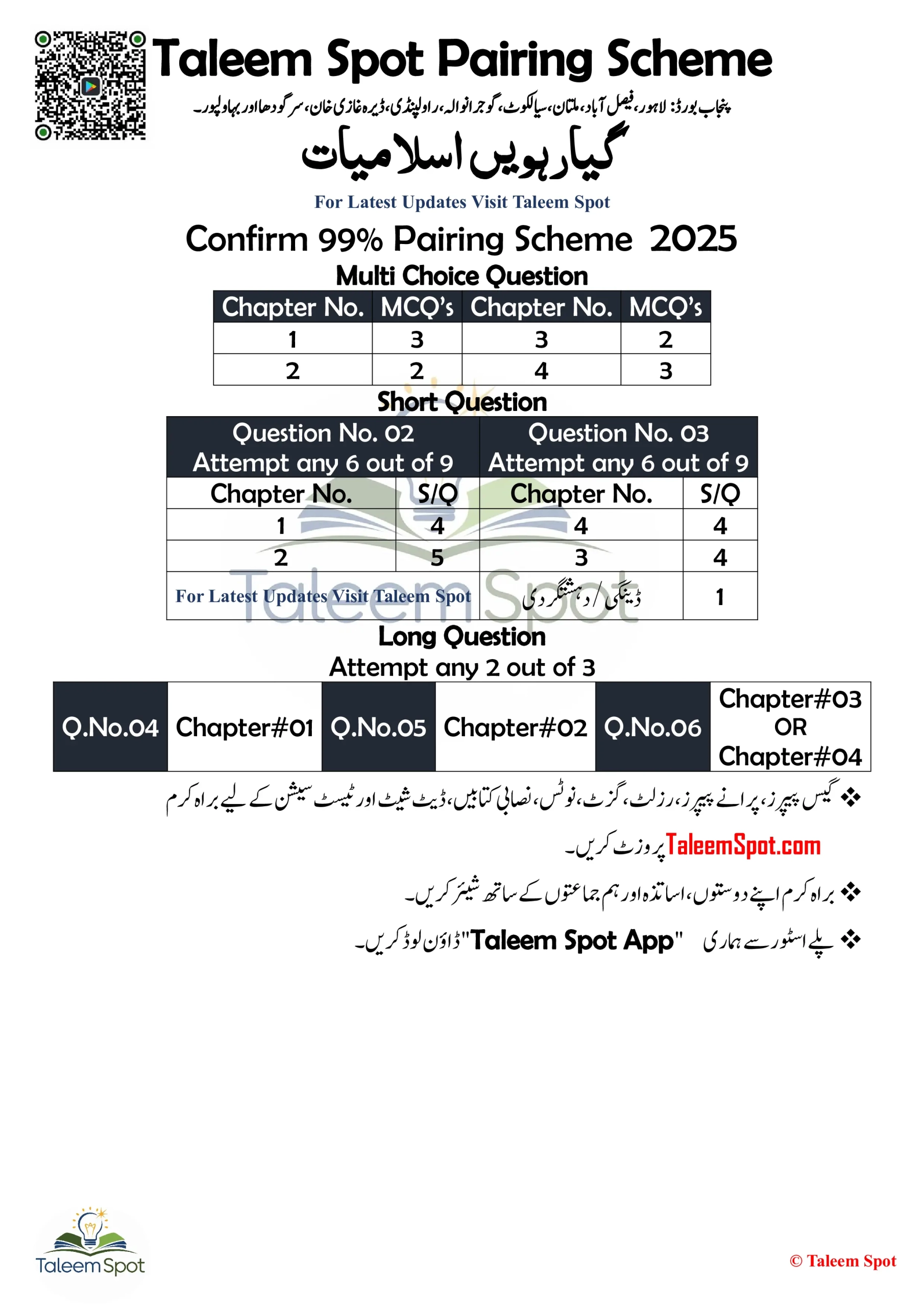11th Class Pairing Scheme 9 scaled