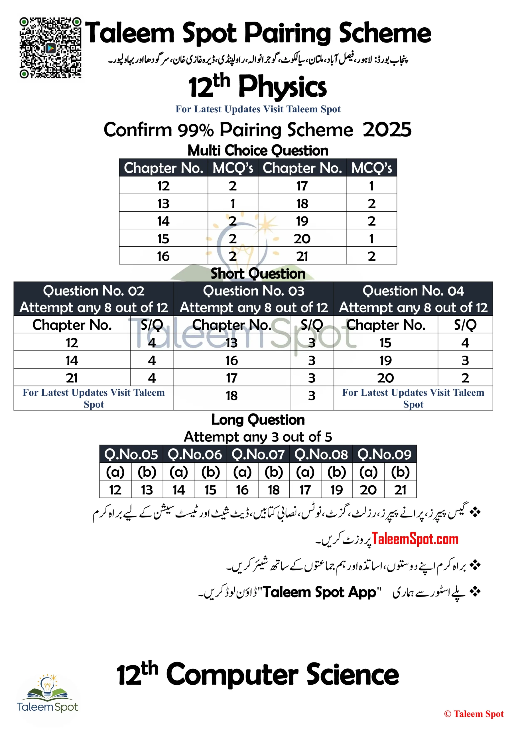 12th Class Pairing Scheme 3 scaled