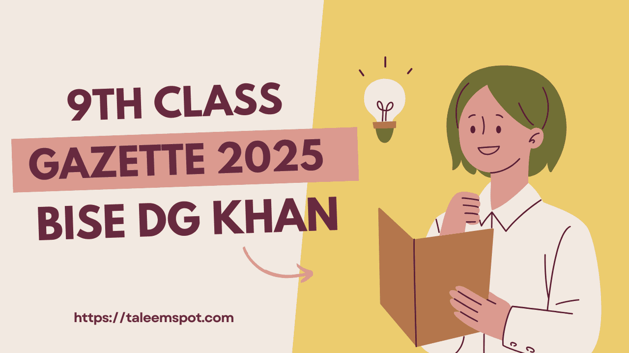 9th class gazette 2025 3 1