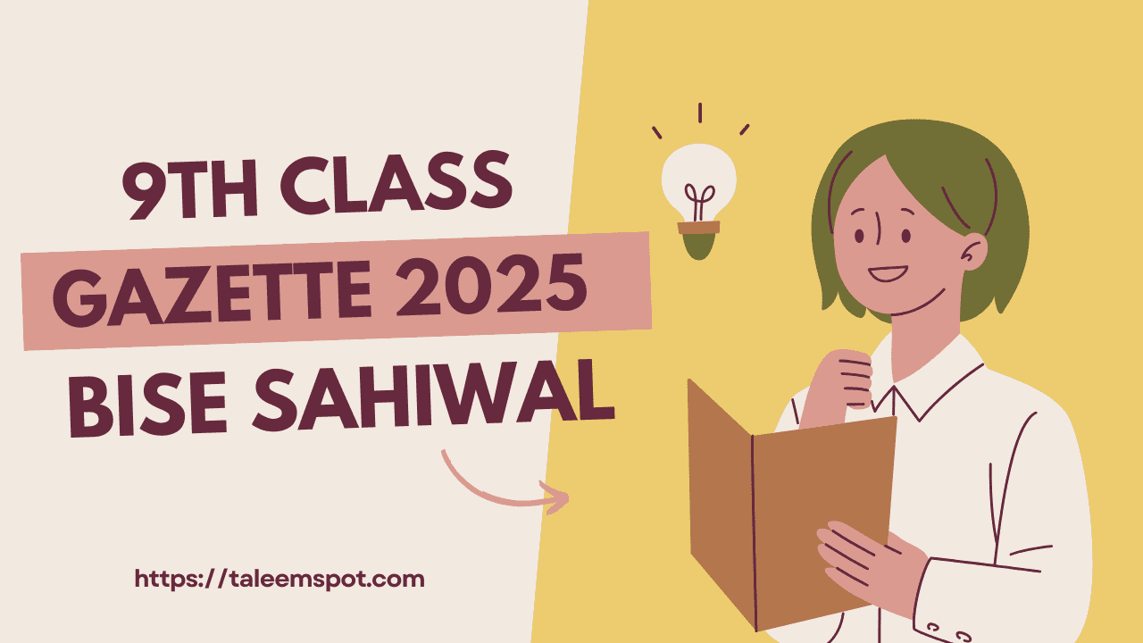 9th class gazette 2025 4 1