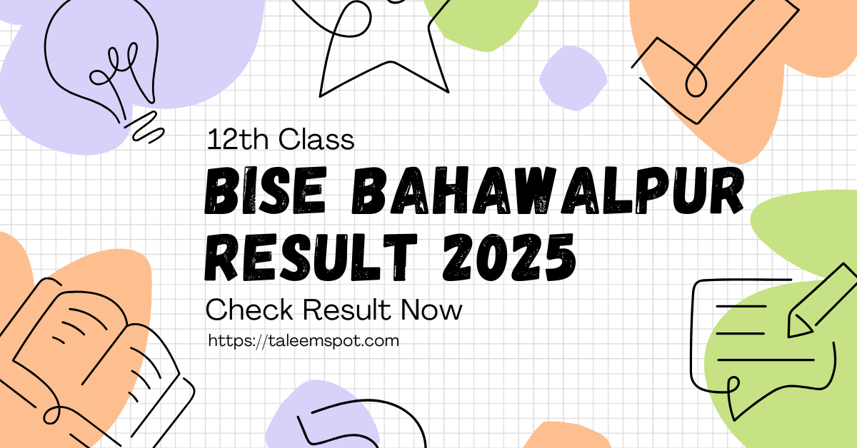 12th Class BISE Bahawalpur Result 2025