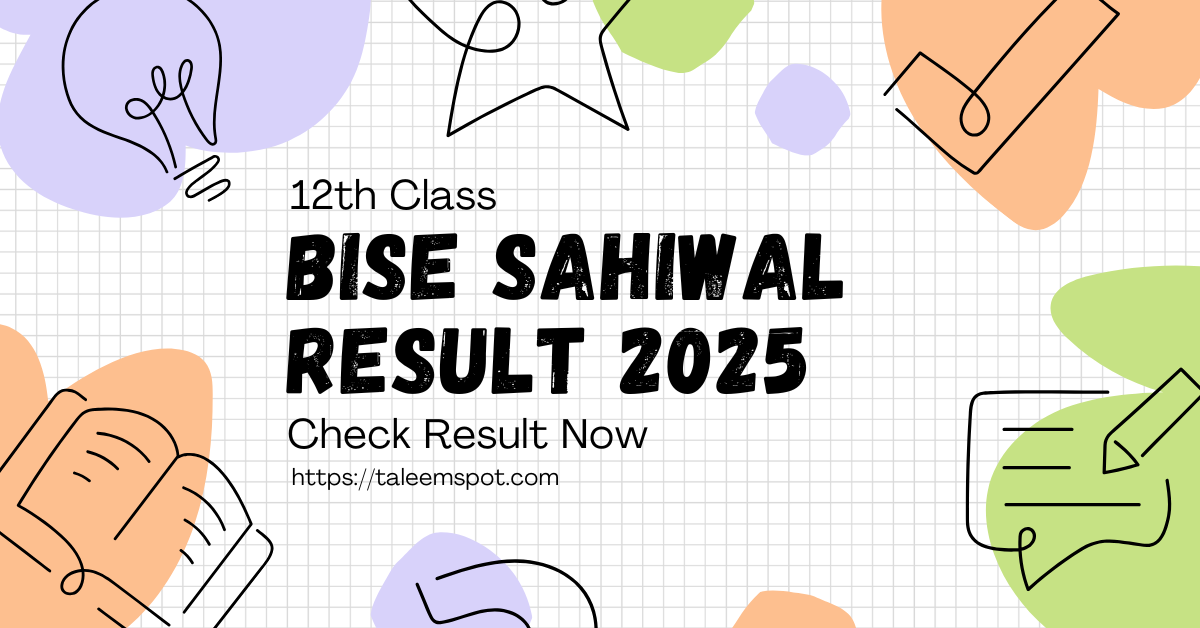 12th Class BISE Sahiwal Result 2025