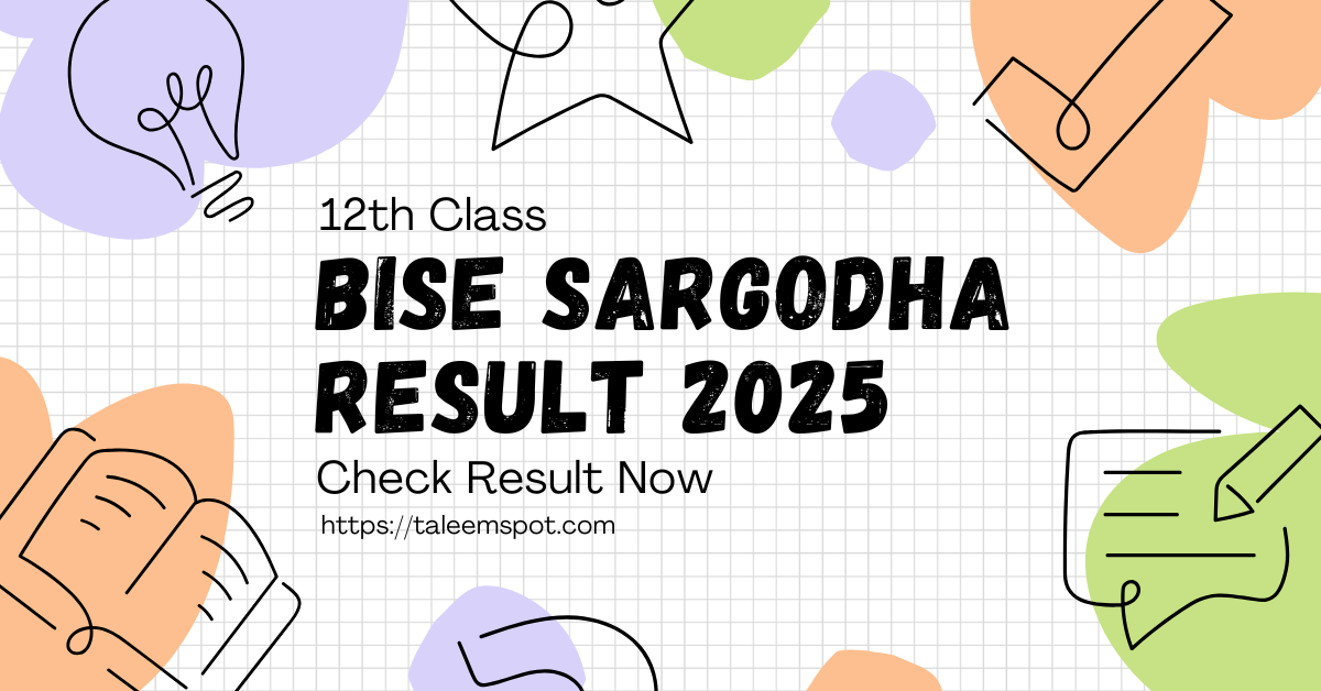 12th Class BISE Sargodha Result 2025